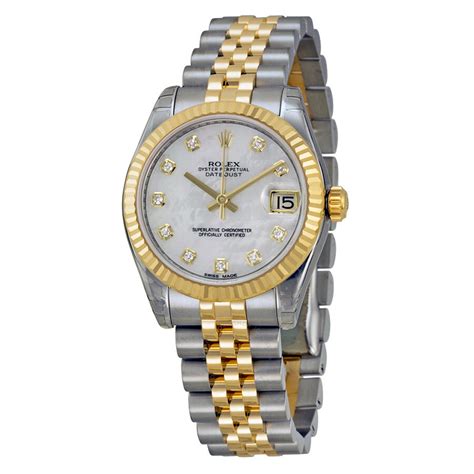 rolex datejust ladies jubilee|rolex datejust 31 gold price.